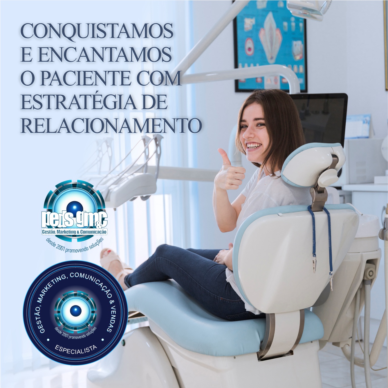 CONQUISTAMOS E ENCANTAMOS O PACIENTE COM ESTRATÉGIA DE RELACIONAMENTO